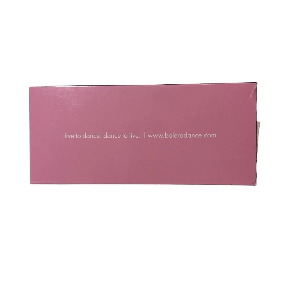 BALERA Leather Full-Sole Ballet Shoe Girls Size 7CM Pink Style B40 Dance Lyrical